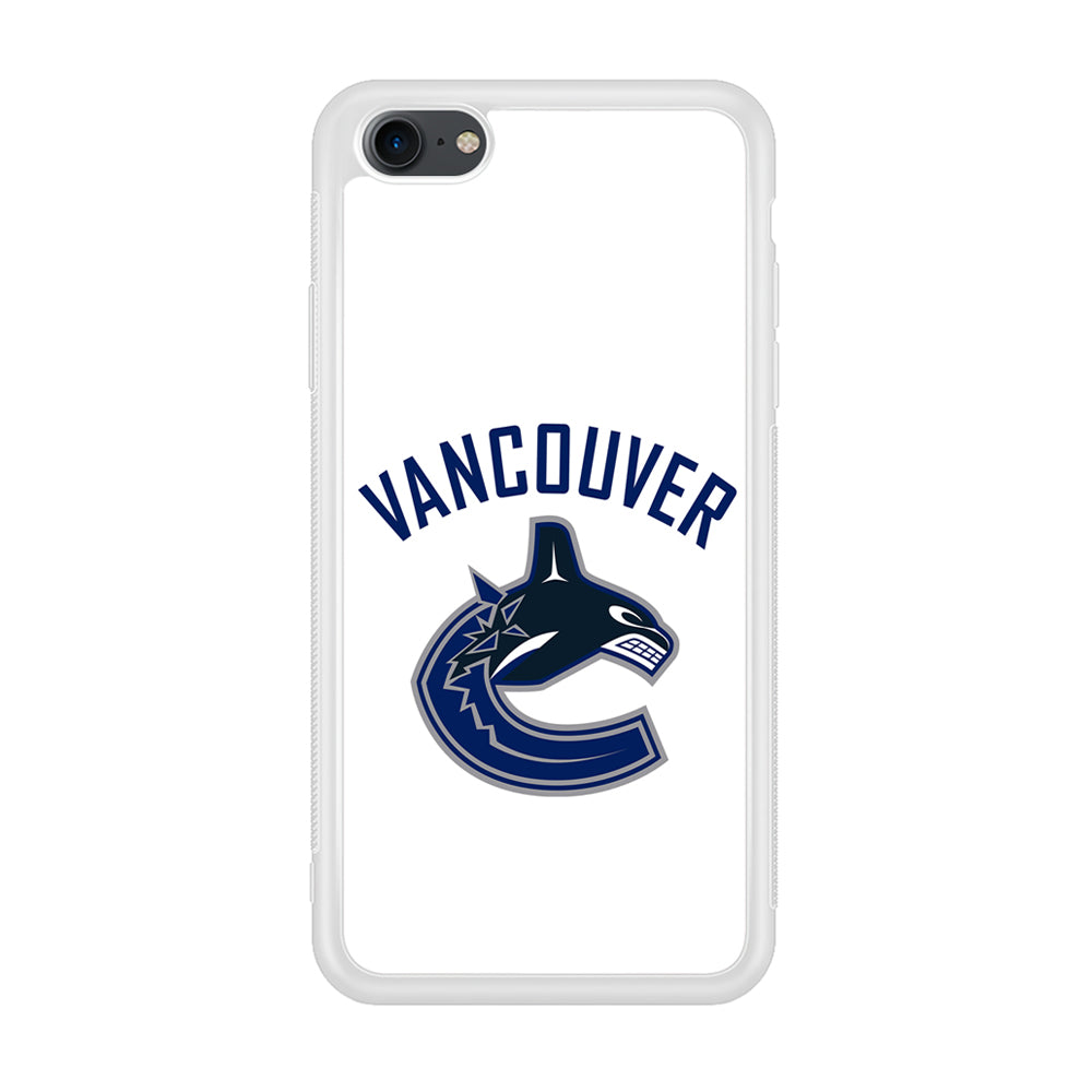 Hockey Vancouver Canucks NHL 001 iPhone 7 Case-Phone Case-Rubber White (2D Case)-Altracase
