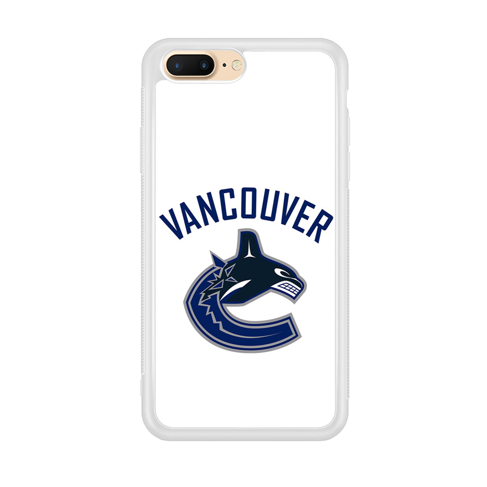 Hockey Vancouver Canucks NHL 001 iPhone 8 Plus Case-Phone Case-Rubber White (2D Case)-Altracase