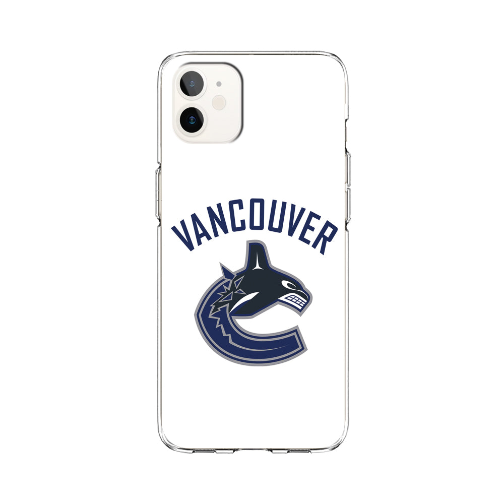 Hockey Vancouver Canucks NHL 001 iPhone 12 Case-Phone Case-Clear Soft Case-Altracase