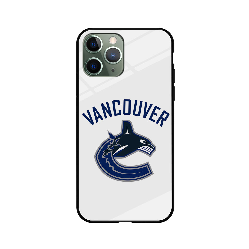 Hockey Vancouver Canucks NHL 001 iPhone 11 Pro Max Case-Phone Case-Tempered Glass Case-Altracase