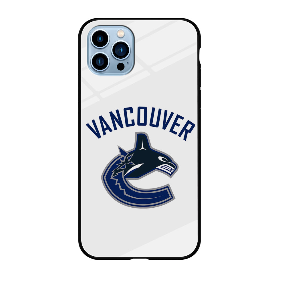 Hockey Vancouver Canucks NHL 001 iPhone 12 Pro Max Case-Phone Case-Tempered Glass Case-Altracase