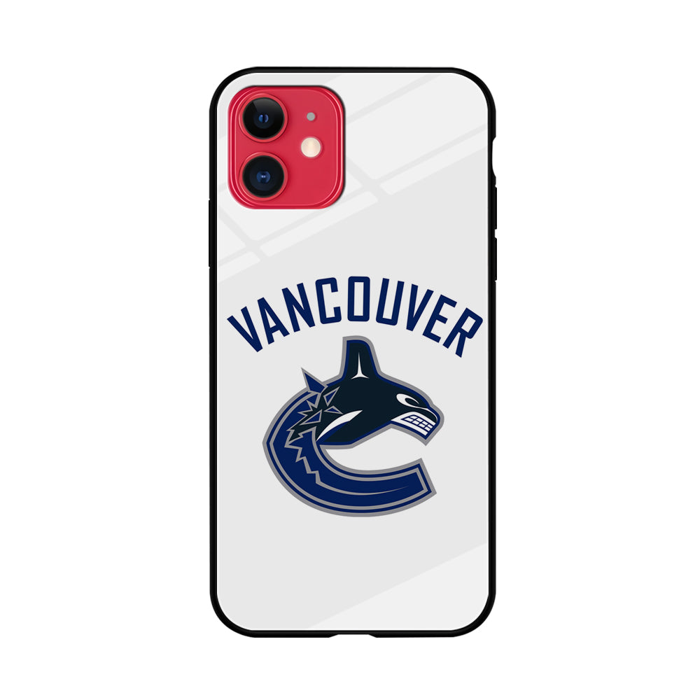 Hockey Vancouver Canucks NHL 001 iPhone 11 Case-Phone Case-Tempered Glass Case-Altracase