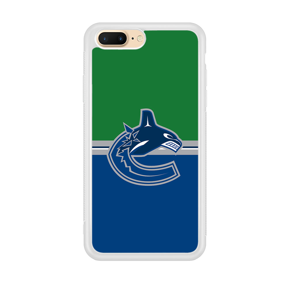 Hockey Vancouver Canucks NHL 002 iPhone 8 Plus Case-Phone Case-Rubber White (2D Case)-Altracase