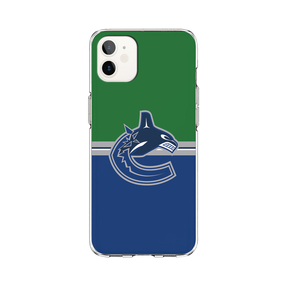 Hockey Vancouver Canucks NHL 002 iPhone 12 Case-Phone Case-Clear Soft Case-Altracase