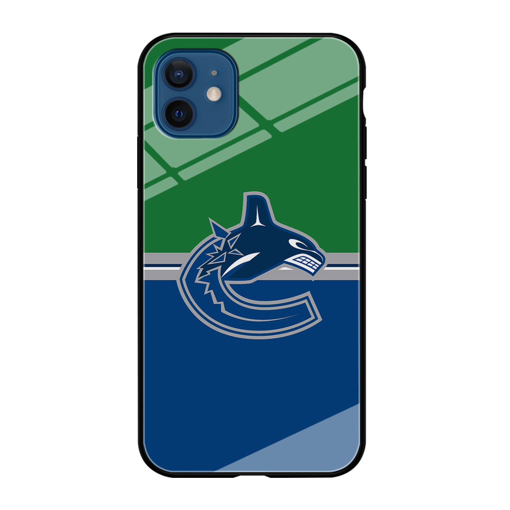 Hockey Vancouver Canucks NHL 002 iPhone 12 Mini Case-Phone Case-Tempered Glass Case-Altracase