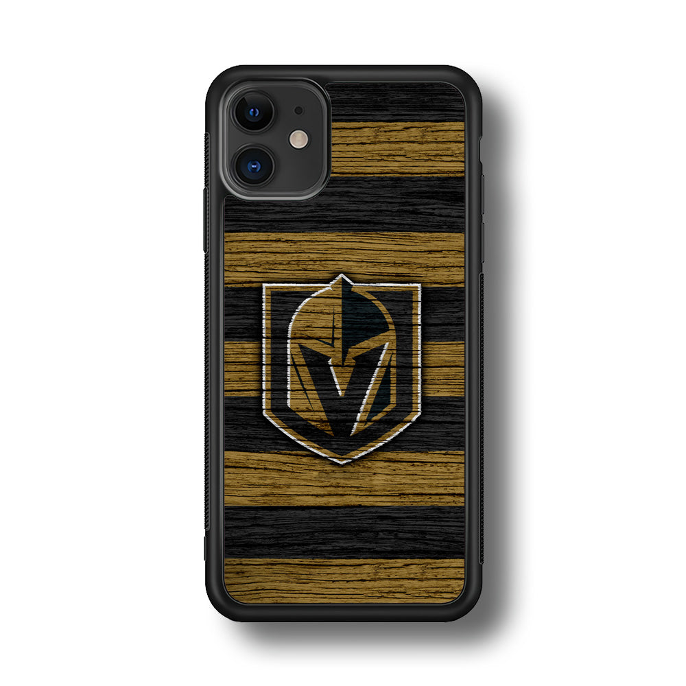 Hockey Vegas Golden Knights NHL 001 iPhone 11 Case-Phone Case-Rubber Black (2D Case)-Altracase