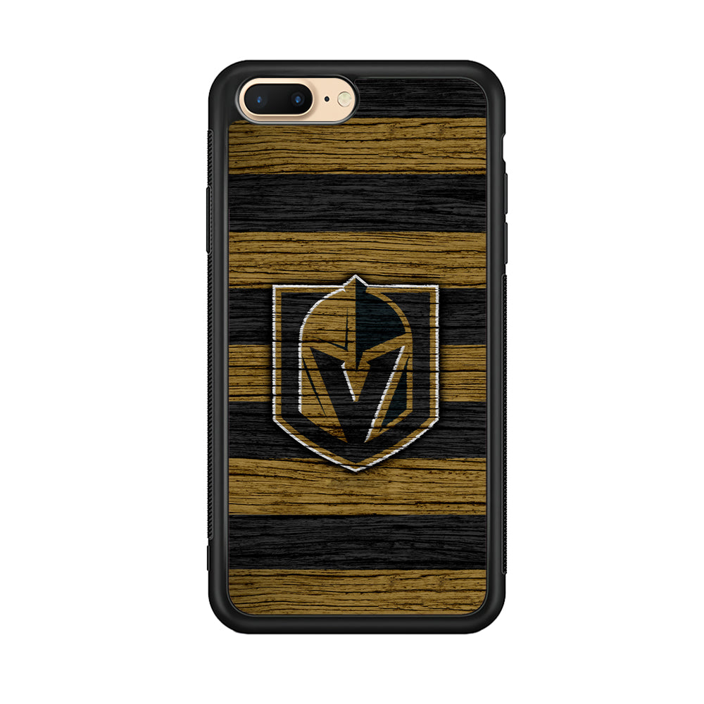 Hockey Vegas Golden Knights NHL 001 iPhone 8 Plus Case-Phone Case-Rubber Black (2D Case)-Altracase