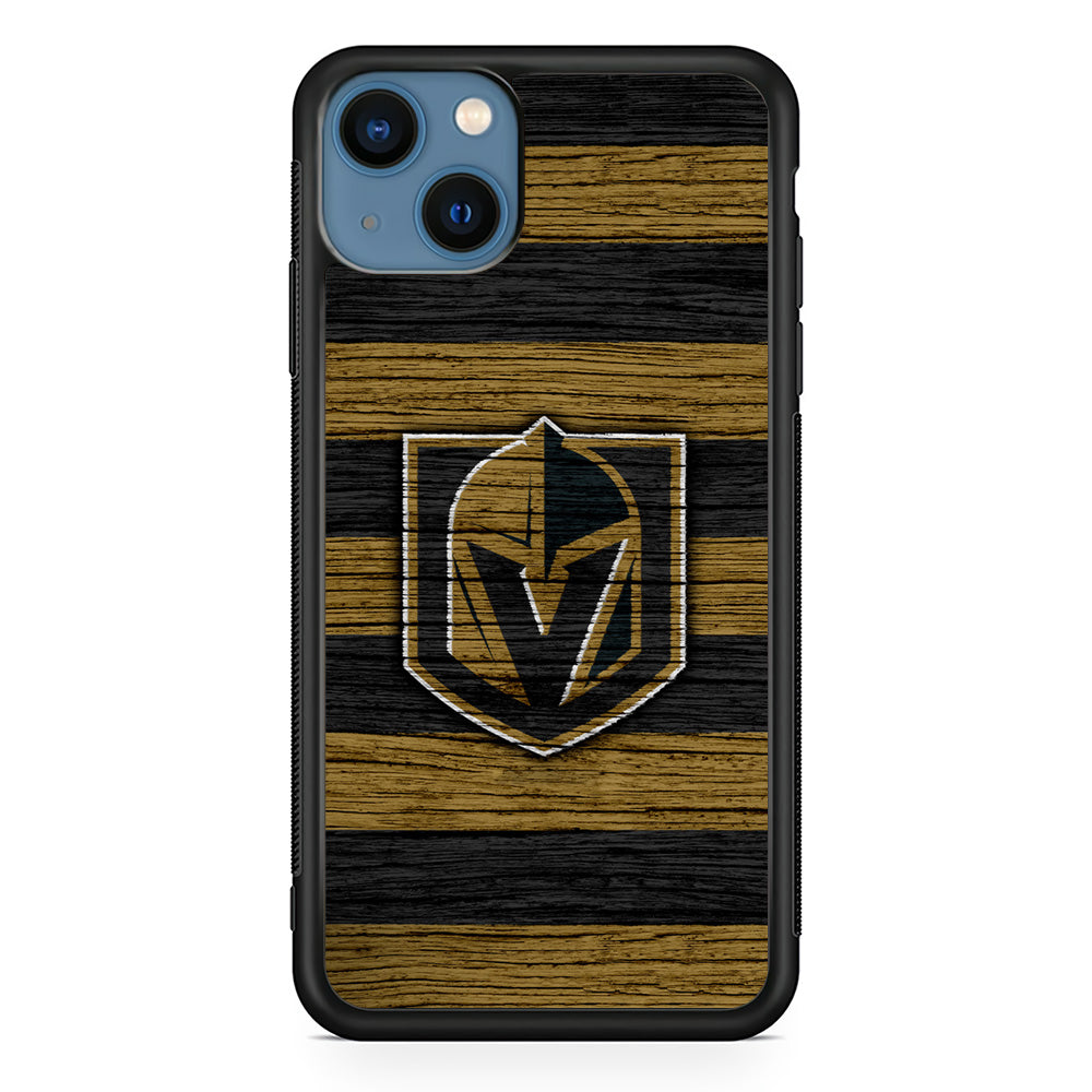 Hockey Vegas Golden Knights NHL 001 iPhone 13 Mini Case-Phone Case-Rubber Black (2D Case)-Altracase