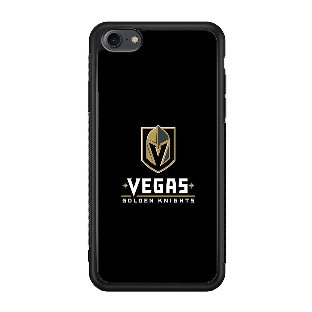 Hockey Vegas Golden Knights NHL 002 iPhone 7 Case-Phone Case-Rubber Black (2D Case)-Altracase