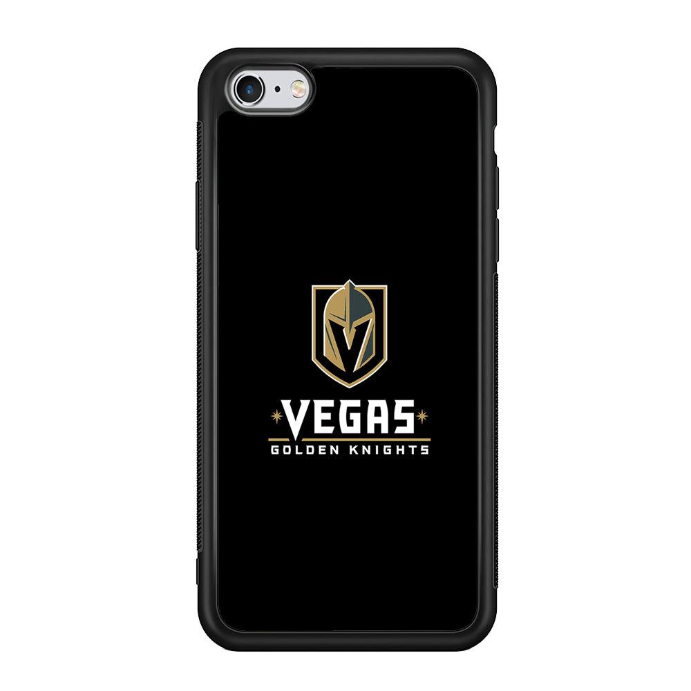 Hockey Vegas Golden Knights NHL 002 iPhone 6 | 6s Case-Phone Case-Rubber Black (2D Case)-Altracase