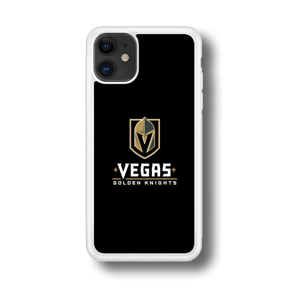 Hockey Vegas Golden Knights NHL 002 iPhone 11 Case-Phone Case-Rubber White (2D Case)-Altracase