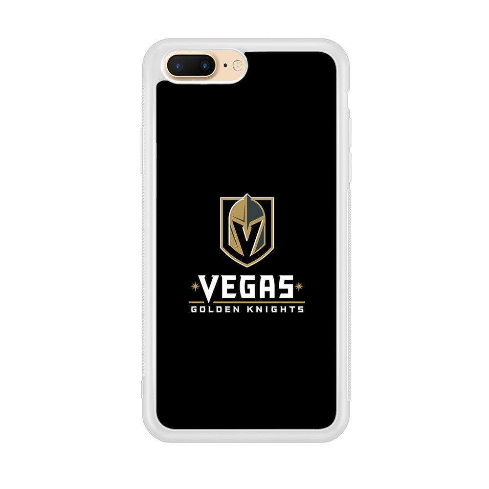 Hockey Vegas Golden Knights NHL 002 iPhone 8 Plus Case-Phone Case-Rubber White (2D Case)-Altracase