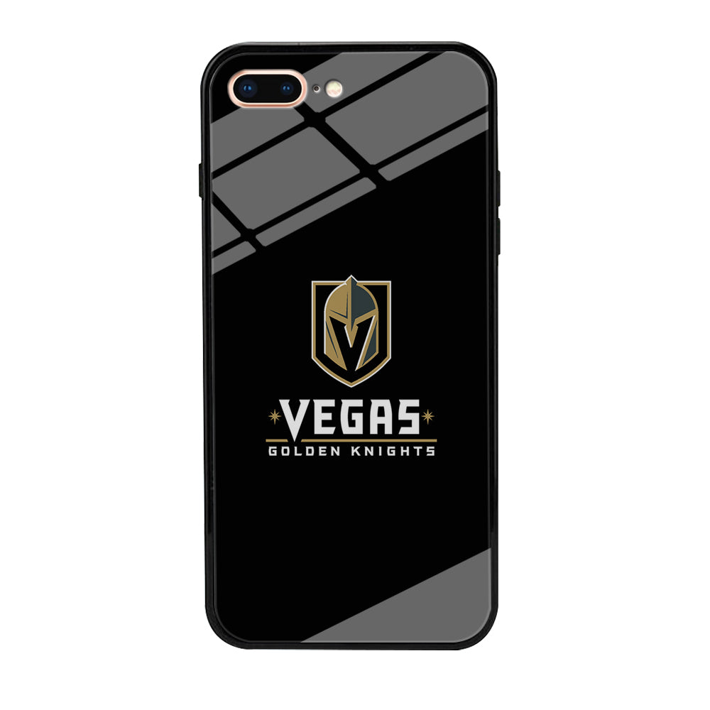 Hockey Vegas Golden Knights NHL 002 iPhone 8 Plus Case-Phone Case-Tempered Glass Case-Altracase
