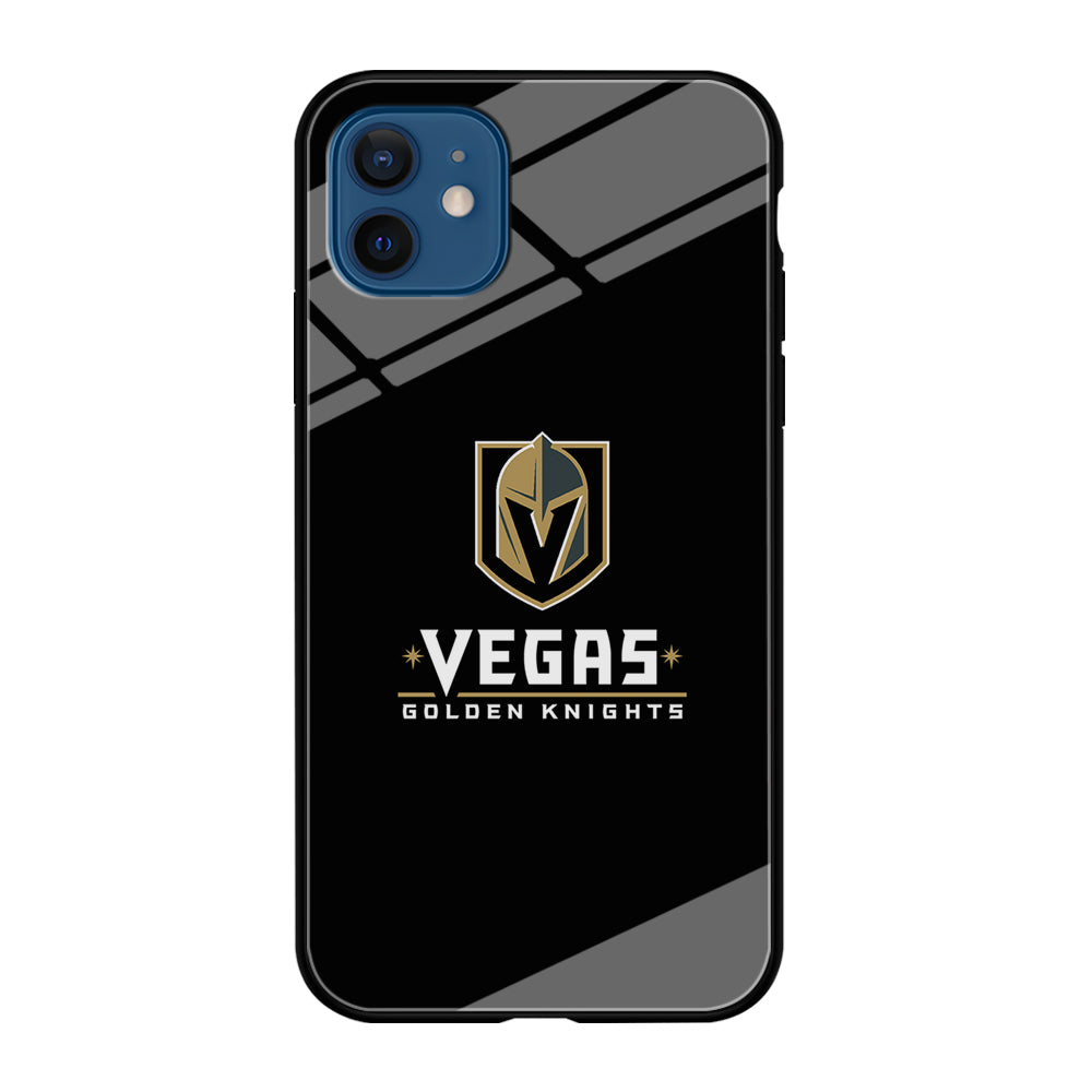 Hockey Vegas Golden Knights NHL 002 iPhone 12 Case-Phone Case-Tempered Glass Case-Altracase