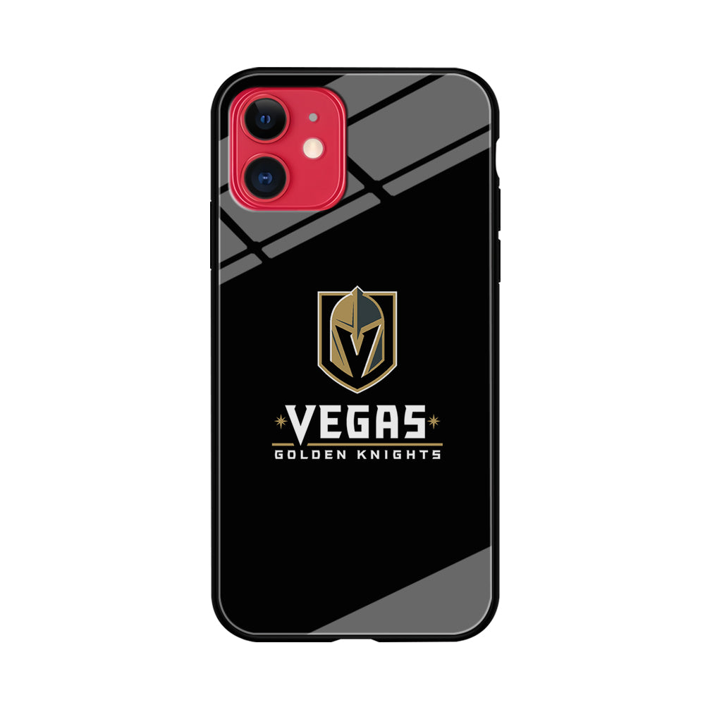Hockey Vegas Golden Knights NHL 002 iPhone 11 Case-Phone Case-Tempered Glass Case-Altracase