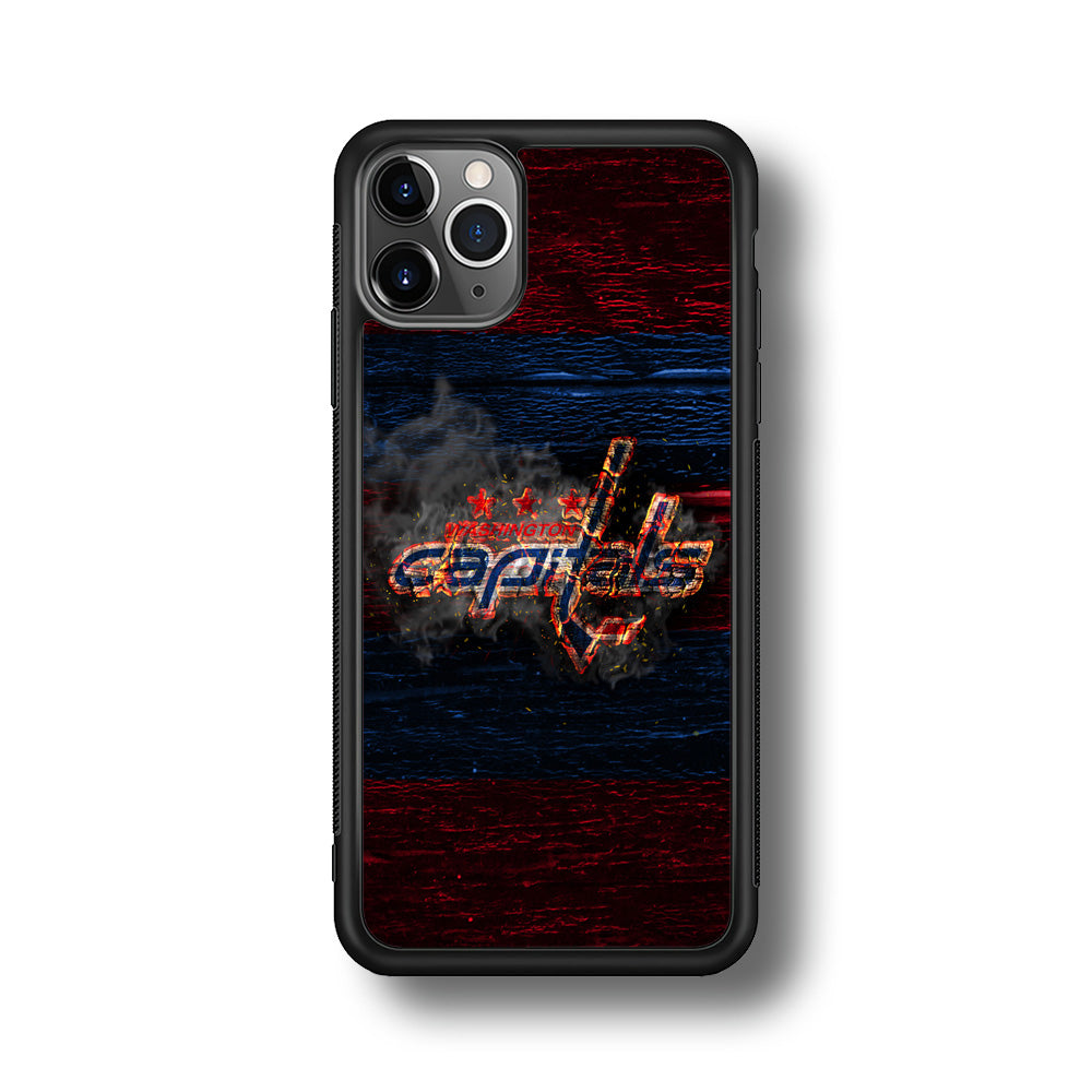 Hockey Washington Capitals NHL 001 iPhone 11 Pro Case-Phone Case-Rubber Black (2D Case)-Altracase