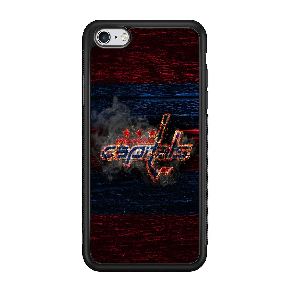 Hockey Washington Capitals NHL 001 iPhone 6 | 6s Case-Phone Case-Rubber Black (2D Case)-Altracase