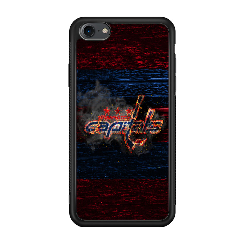 Hockey Washington Capitals NHL 001 iPhone 7 Case-Phone Case-Rubber Black (2D Case)-Altracase
