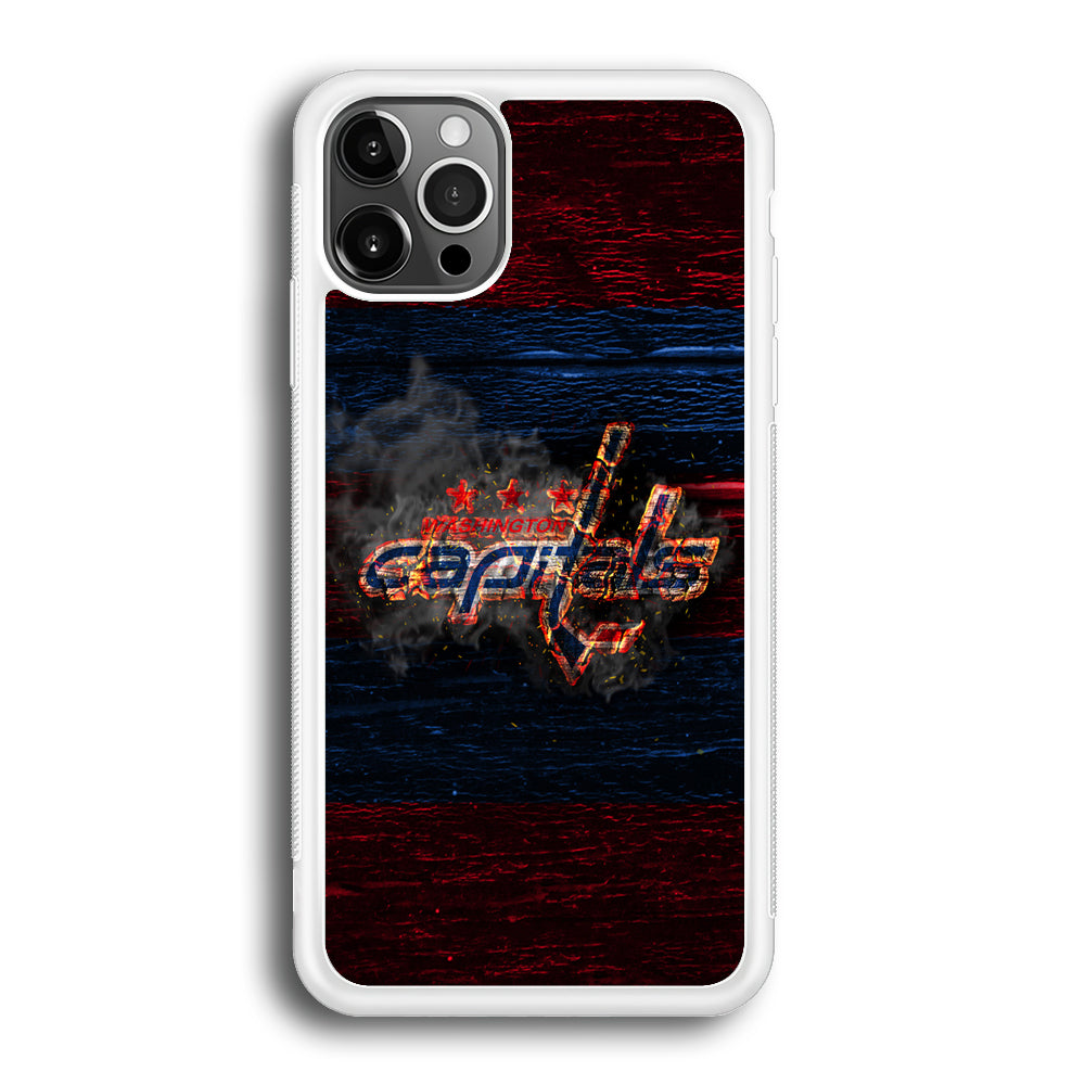 Hockey Washington Capitals NHL 001 iPhone 12 Pro Max Case-Phone Case-Rubber White (2D Case)-Altracase