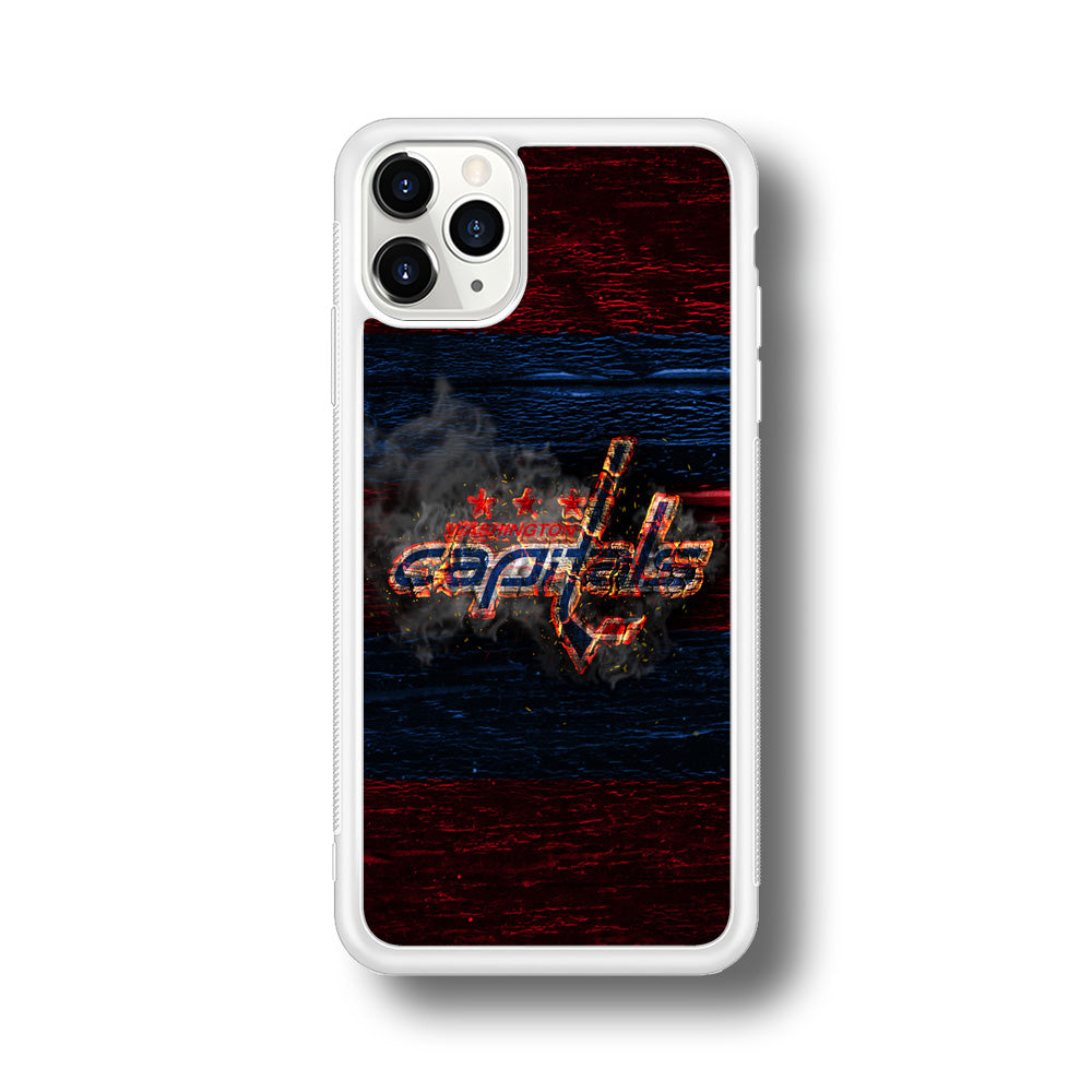 Hockey Washington Capitals NHL 001 iPhone 11 Pro Max Case-Phone Case-Rubber White (2D Case)-Altracase