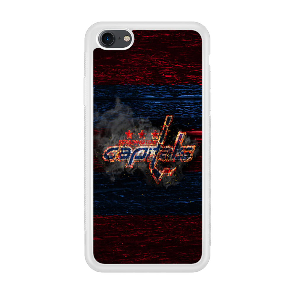 Hockey Washington Capitals NHL 001 iPhone 7 Case-Phone Case-Rubber White (2D Case)-Altracase