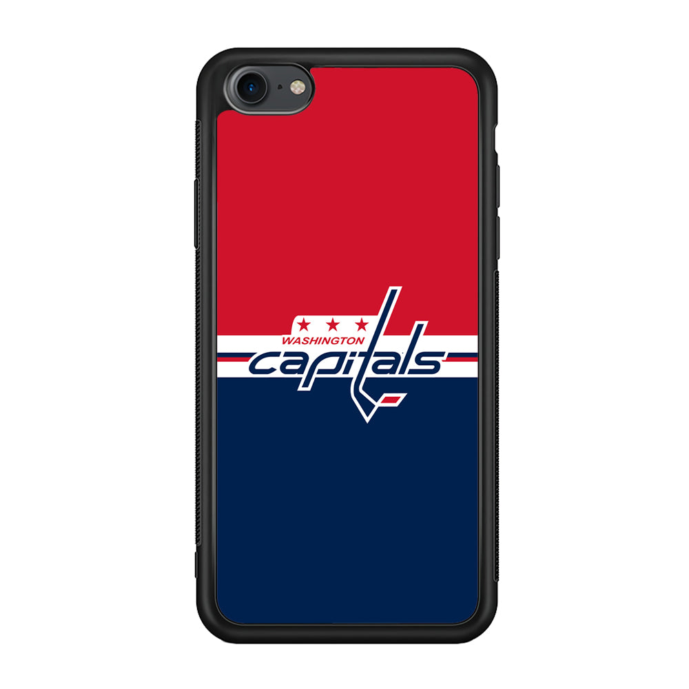 Hockey Washington Capitals NHL 002 iPhone 7 Case-Phone Case-Rubber Black (2D Case)-Altracase
