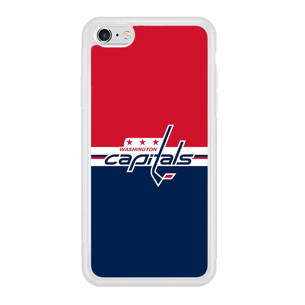 Hockey Washington Capitals NHL 002 iPhone 6 | 6s Case-Phone Case-Rubber White (2D Case)-Altracase