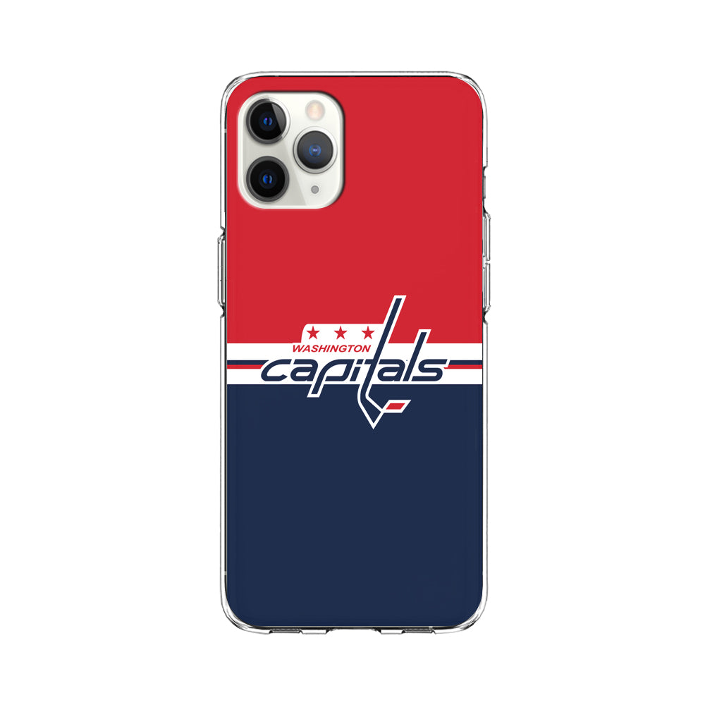 Hockey Washington Capitals NHL 002 iPhone 11 Pro Max Case-Phone Case-Clear Soft Case-Altracase
