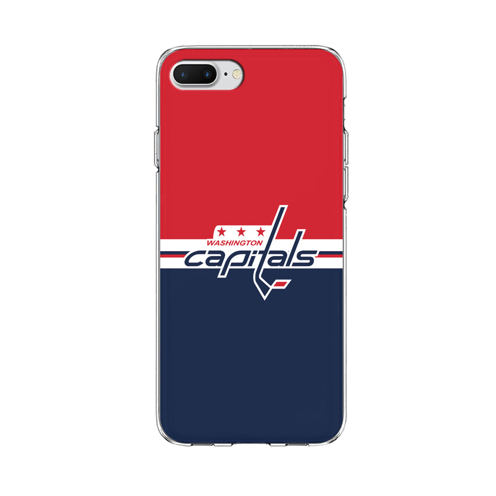 Hockey Washington Capitals NHL 002 iPhone 8 Plus Case-Phone Case-Clear Soft Case-Altracase
