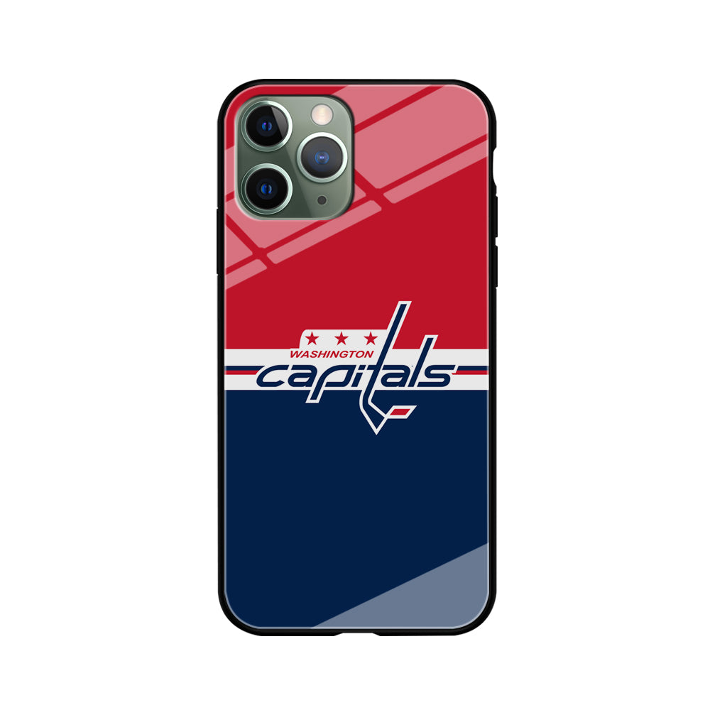 Hockey Washington Capitals NHL 002 iPhone 11 Pro Max Case-Phone Case-Tempered Glass Case-Altracase