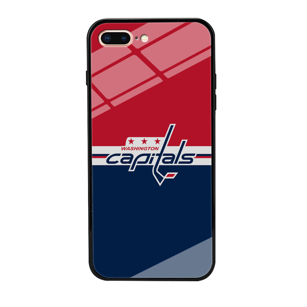 Hockey Washington Capitals NHL 002 iPhone 8 Plus Case-Phone Case-Tempered Glass Case-Altracase