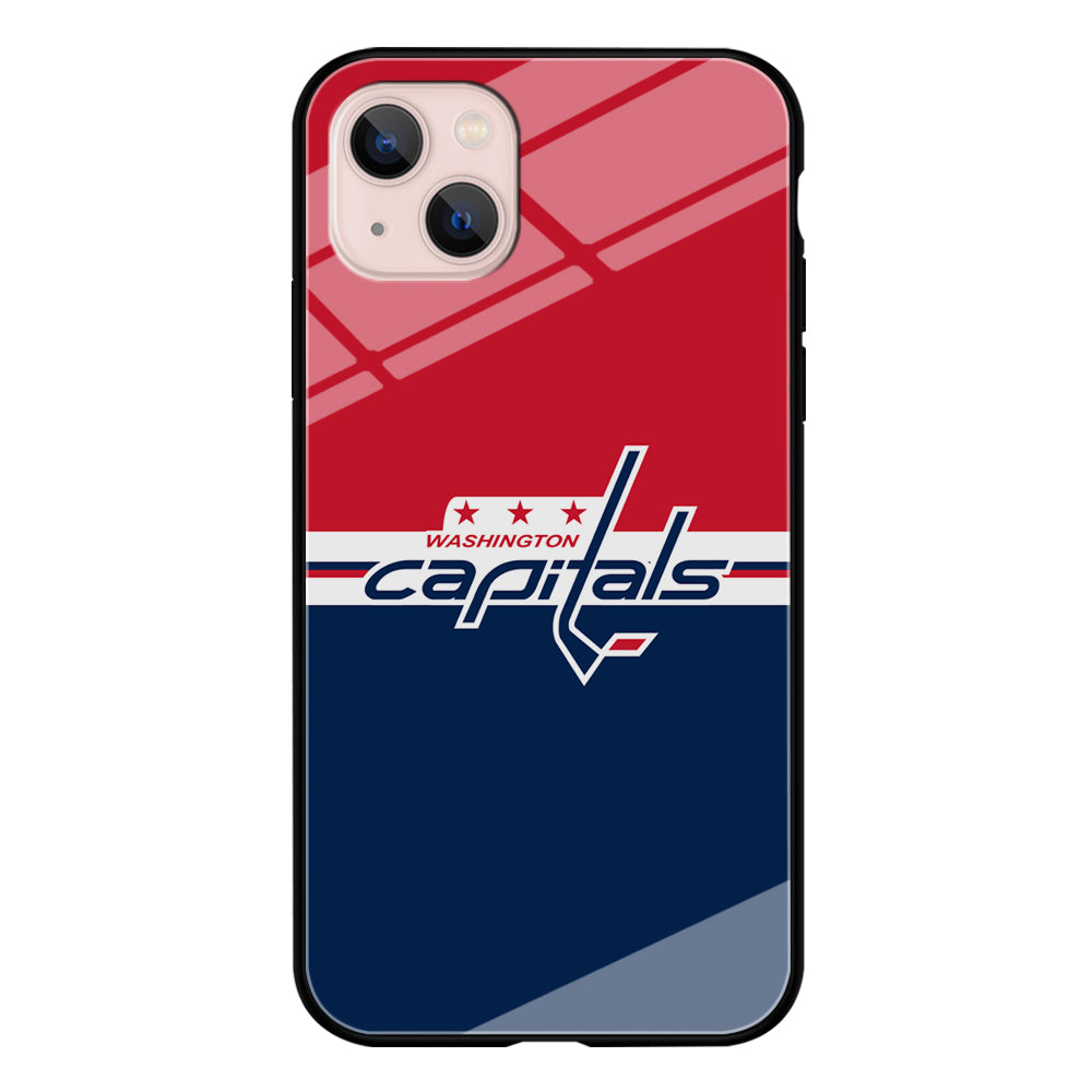 Hockey Washington Capitals NHL 002 iPhone 13 Mini Case-Phone Case-Tempered Glass Case-Altracase