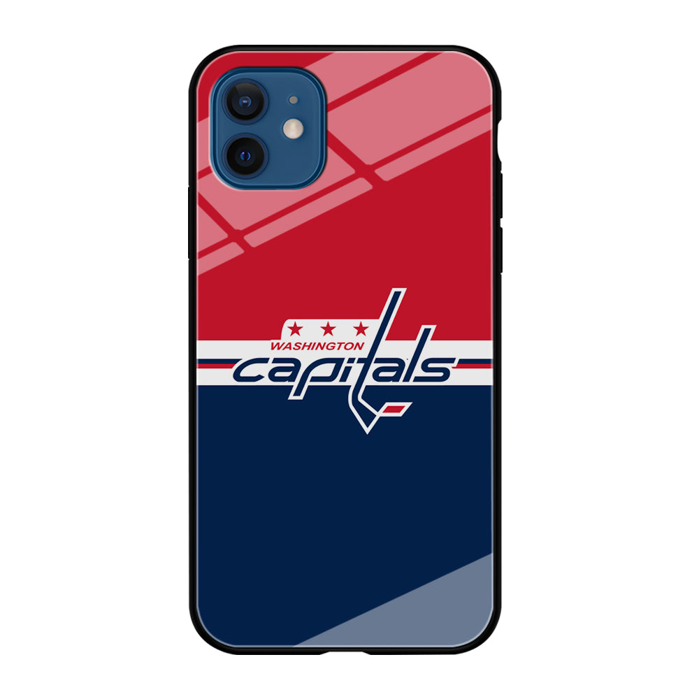 Hockey Washington Capitals NHL 002 iPhone 12 Case-Phone Case-Tempered Glass Case-Altracase