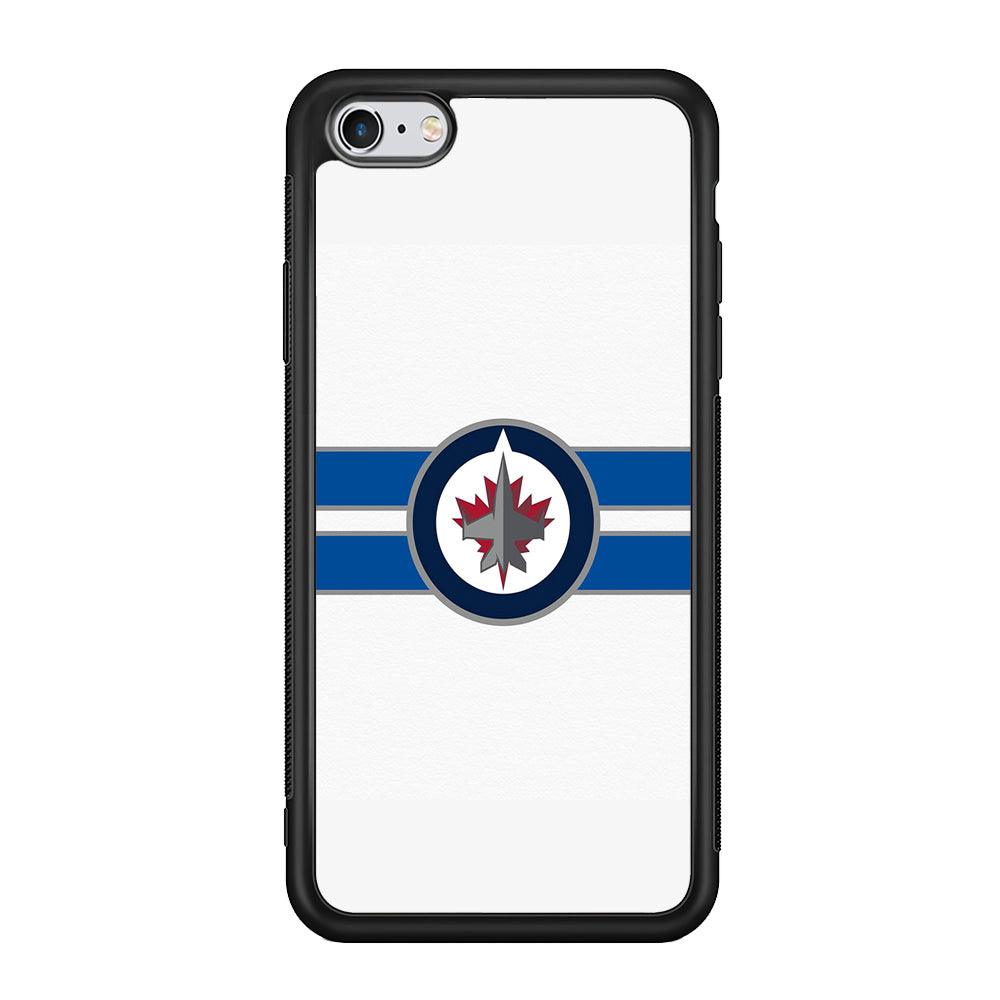 Hockey Winnipeg Jets NHL 001 iPhone 6 | 6s Case-Phone Case-Rubber Black (2D Case)-Altracase