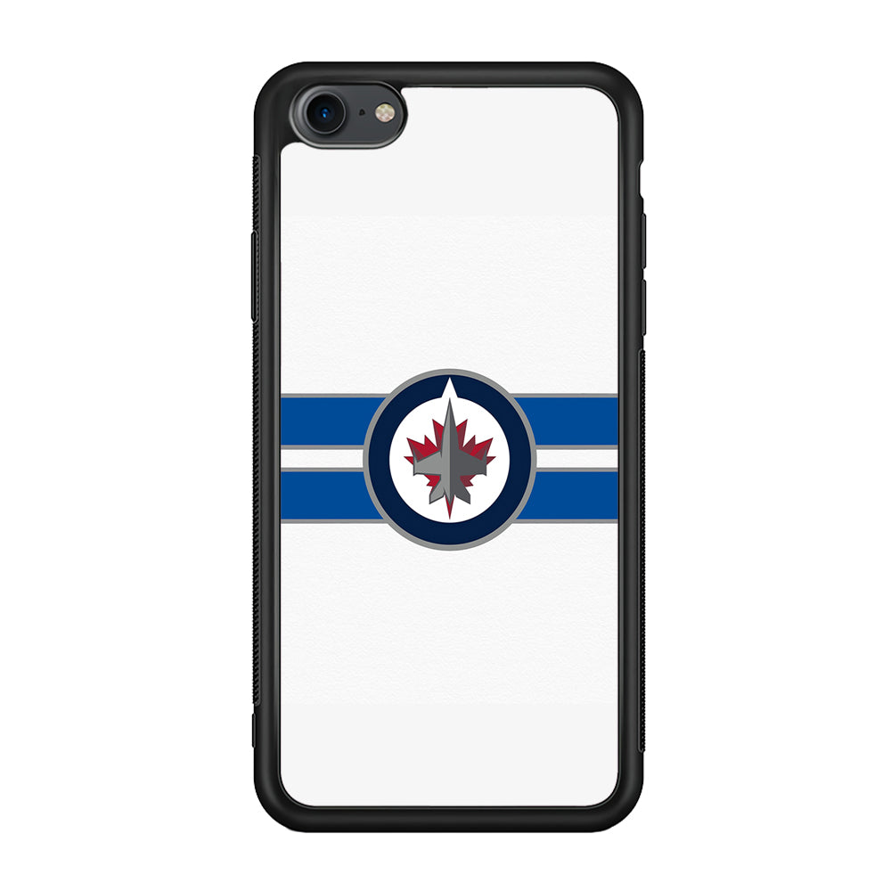 Hockey Winnipeg Jets NHL 001 iPhone 7 Case-Phone Case-Rubber Black (2D Case)-Altracase