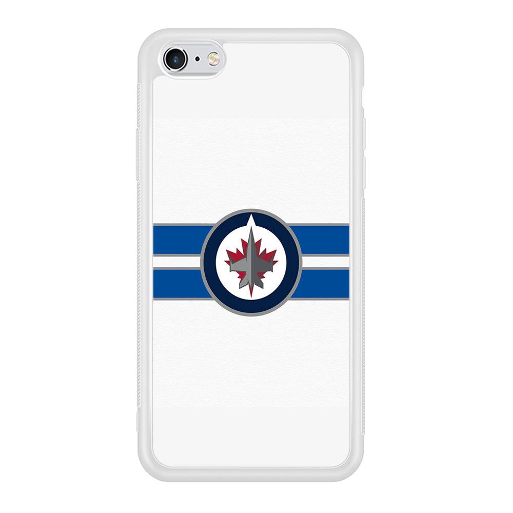 Hockey Winnipeg Jets NHL 001 iPhone 6 | 6s Case-Phone Case-Rubber White (2D Case)-Altracase
