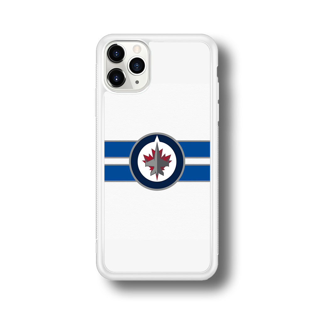 Hockey Winnipeg Jets NHL 001 iPhone 11 Pro Max Case-Phone Case-Rubber White (2D Case)-Altracase