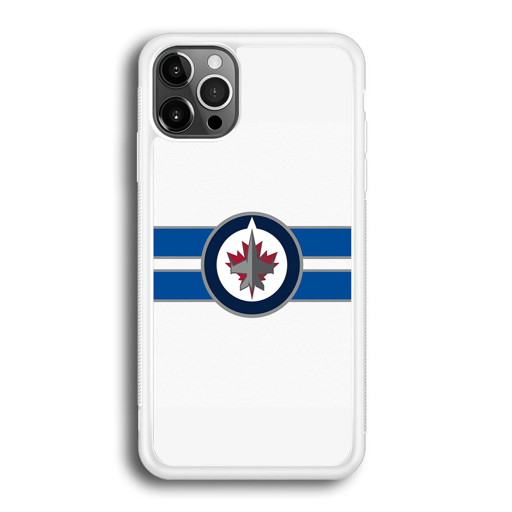 Hockey Winnipeg Jets NHL 001 iPhone 12 Pro Max Case-Phone Case-Rubber White (2D Case)-Altracase