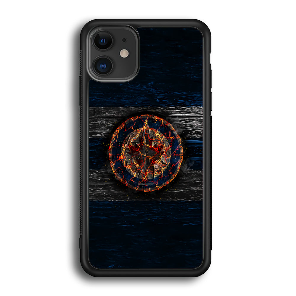 Hockey Winnipeg Jets NHL 002 iPhone 12 Case-Phone Case-Rubber Black (2D Case)-Altracase