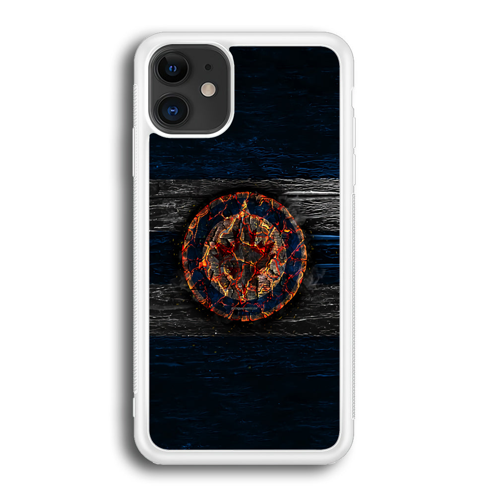Hockey Winnipeg Jets NHL 002 iPhone 12 Case-Phone Case-Rubber White (2D Case)-Altracase