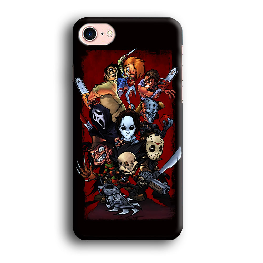 Horror Character Cartoon iPhone 8 Case-Phone Case-3D Case-Altracase