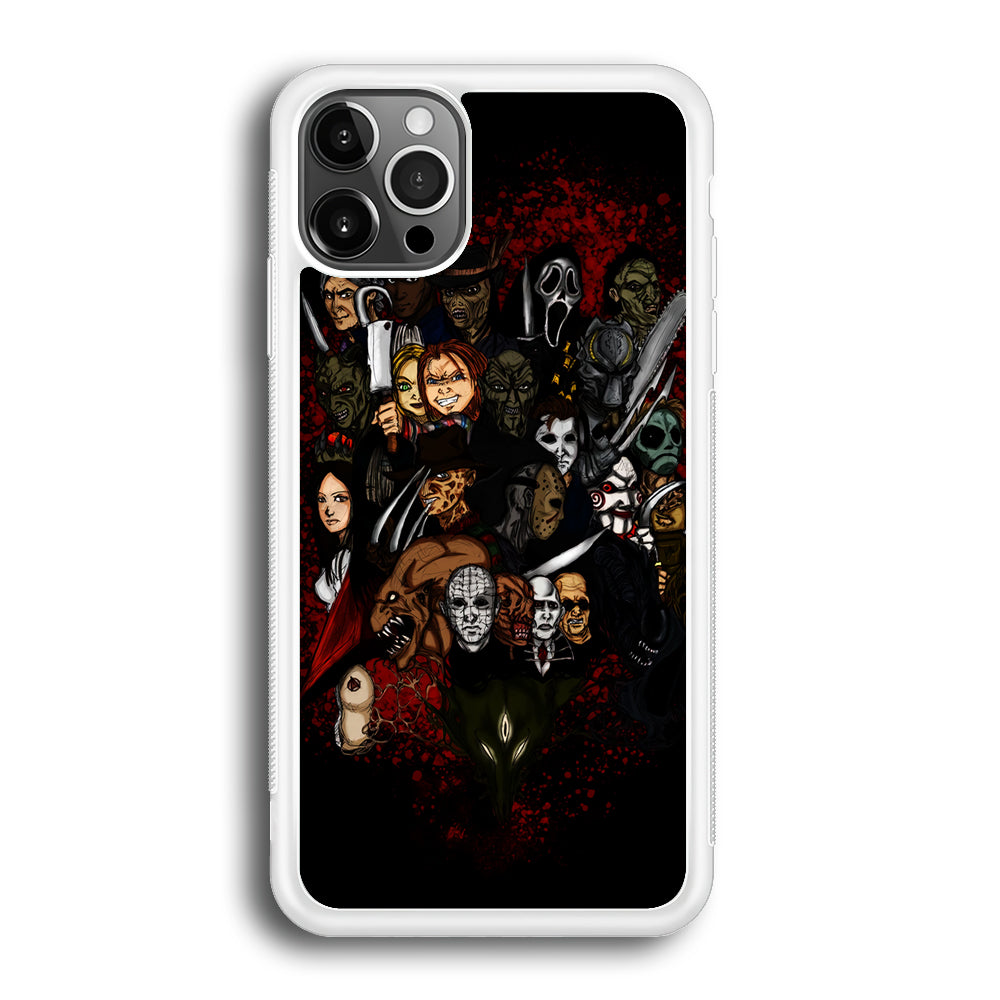 Horror Movie Character iPhone 12 Pro Max Case-Phone Case-Rubber White (2D Case)-Altracase