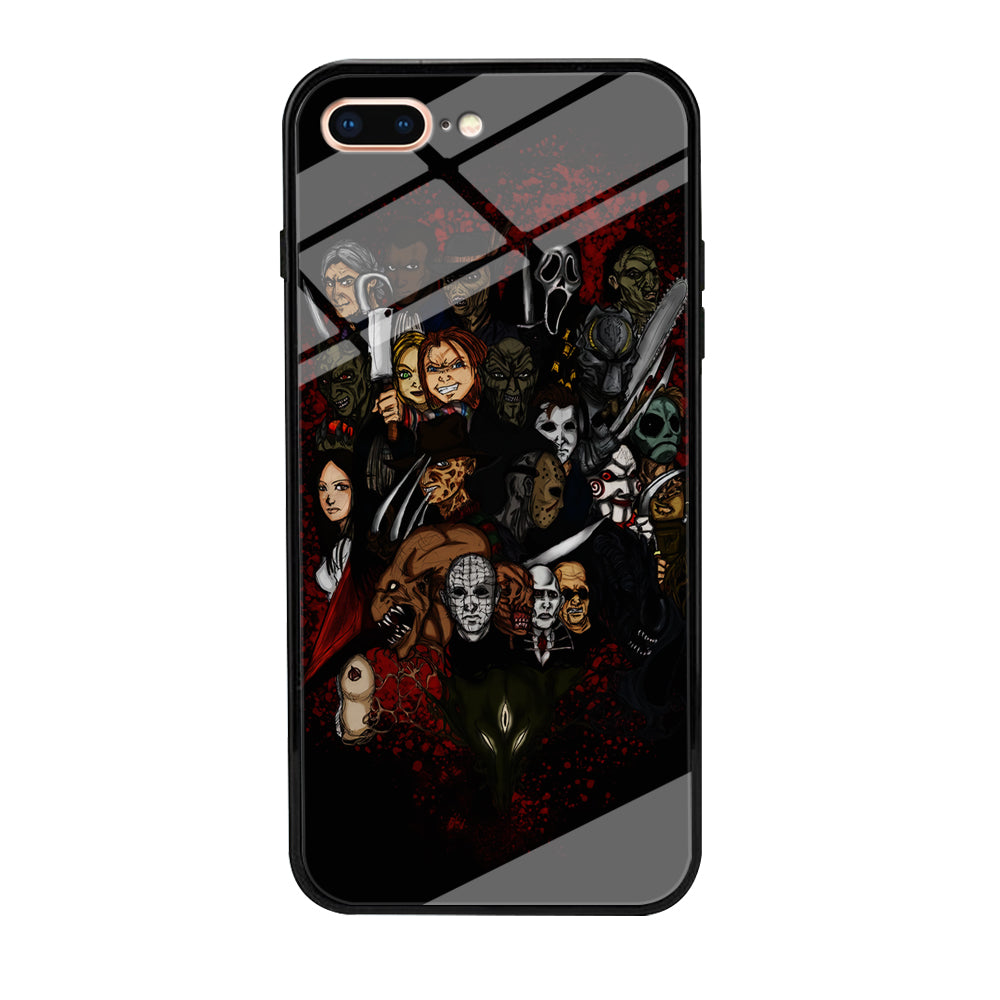 Horror Movie Character iPhone 8 Plus Case-Phone Case-Tempered Glass Case-Altracase