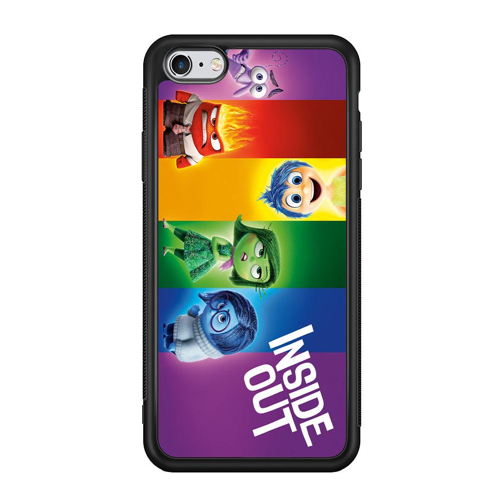 Inside Out Character iPhone 6 | 6s Case-Phone Case-Rubber Black (2D Case)-Altracase