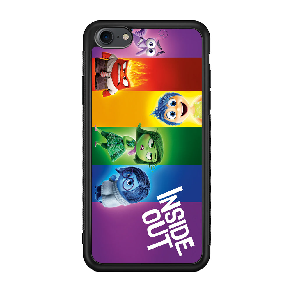 Inside Out Character iPhone 7 Case-Phone Case-Rubber Black (2D Case)-Altracase