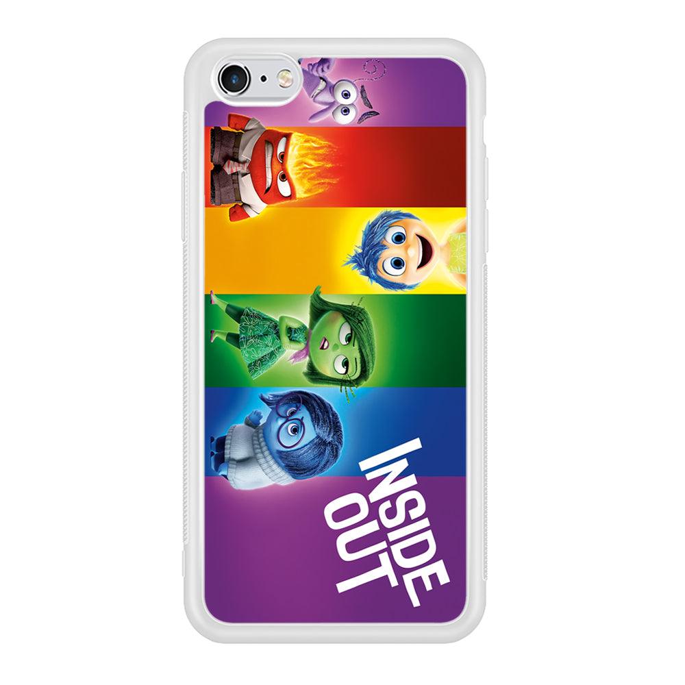 Inside Out Character iPhone 6 | 6s Case-Phone Case-Rubber White (2D Case)-Altracase