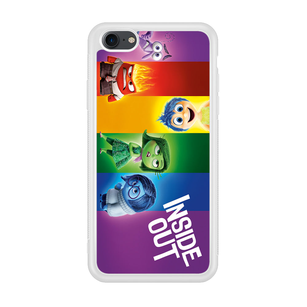 Inside Out Character iPhone 7 Case-Phone Case-Rubber White (2D Case)-Altracase