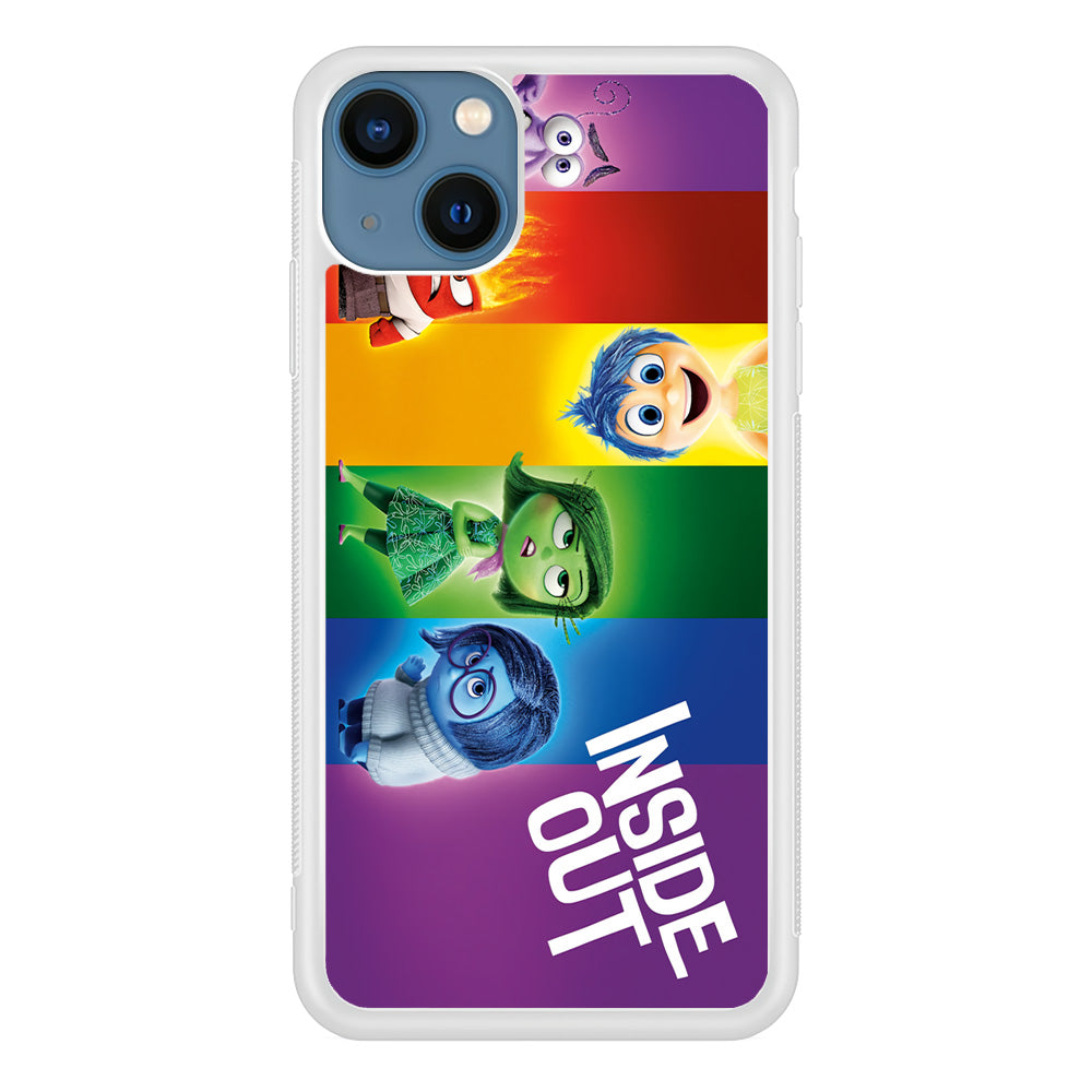 Inside Out Character iPhone 15 Case-Phone Case-Rubber White (2D Case)-Altracase