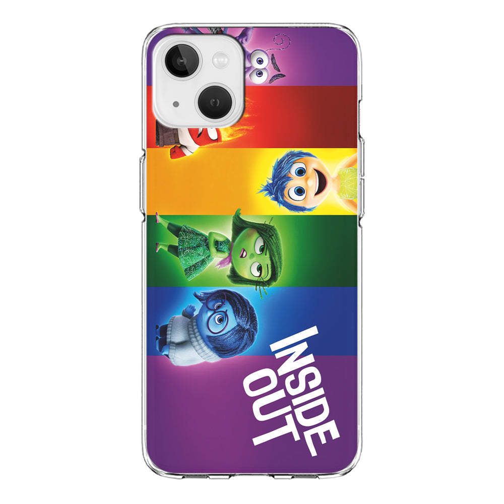 Inside Out Character iPhone 13 Mini Case-Phone Case-Clear Soft Case-Altracase
