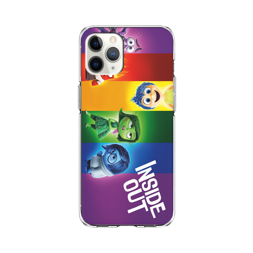 Inside Out Character iPhone 11 Pro Max Case-Phone Case-Clear Soft Case-Altracase